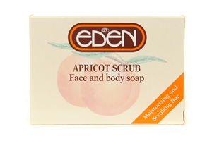 Eden Apricot Scrub Soap 150g 3 pack