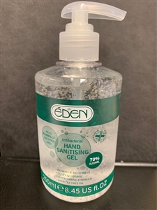 Eden Hand Sanitizer 250ml pump